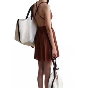 NEW CARAVANA hera gauze tie dye dress in cayenne